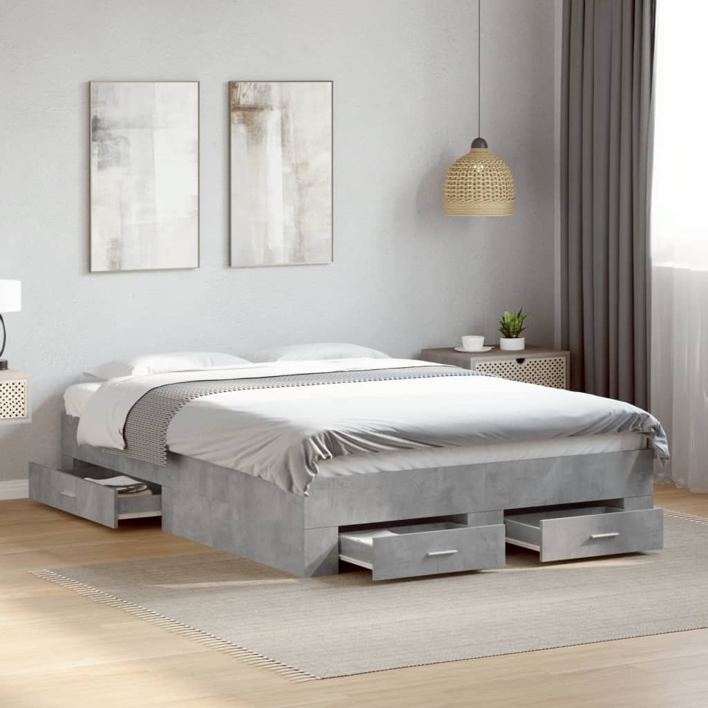 Bed Frame With Drawers Without Mattress