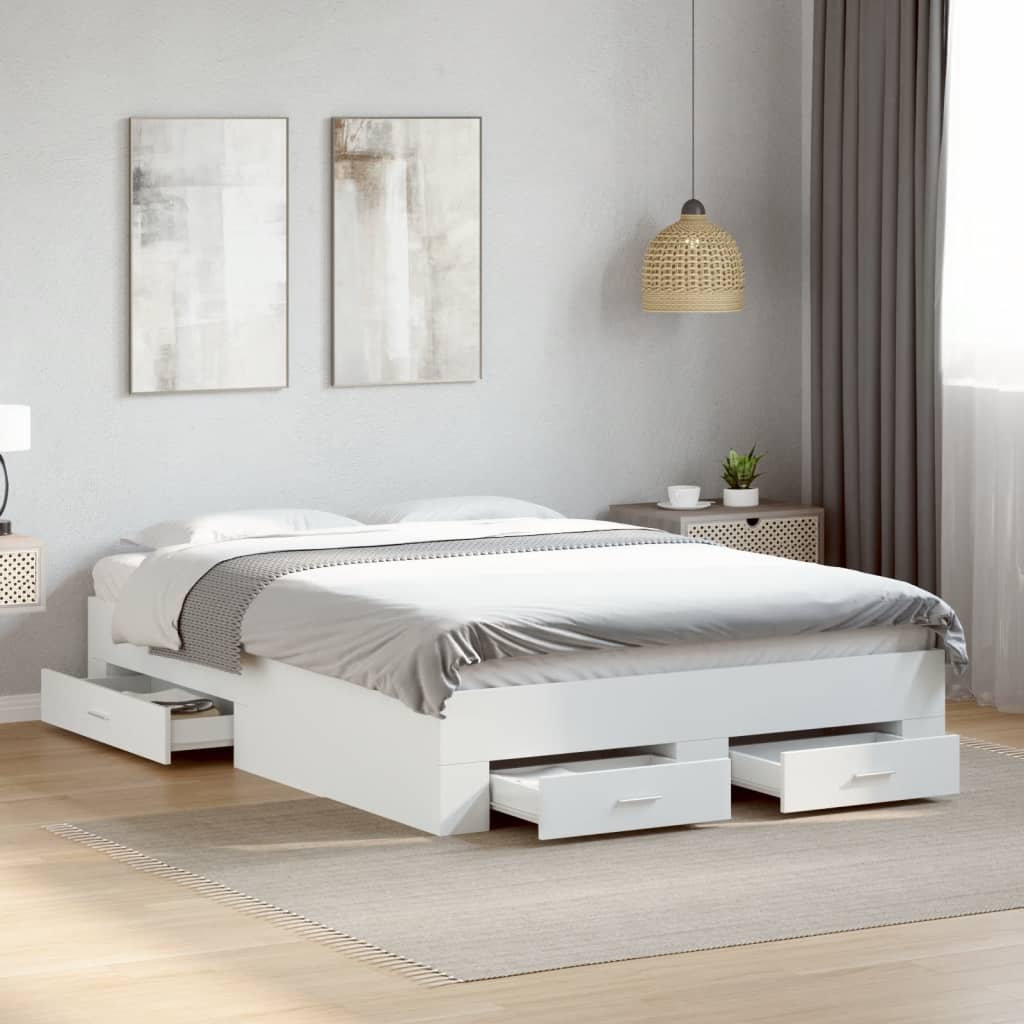 Bed Frame With Drawers Without Mattress