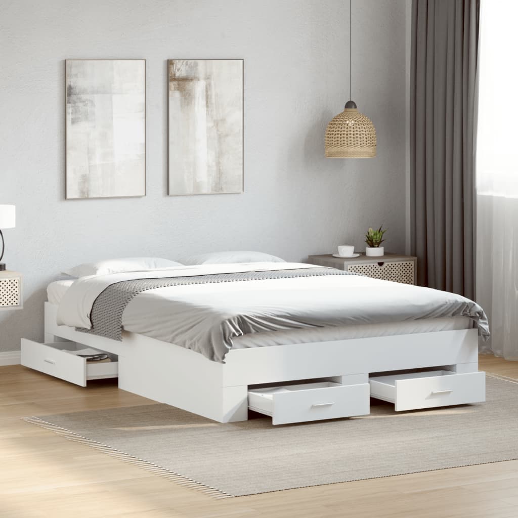 Bed Frame With Drawers Without Mattress
