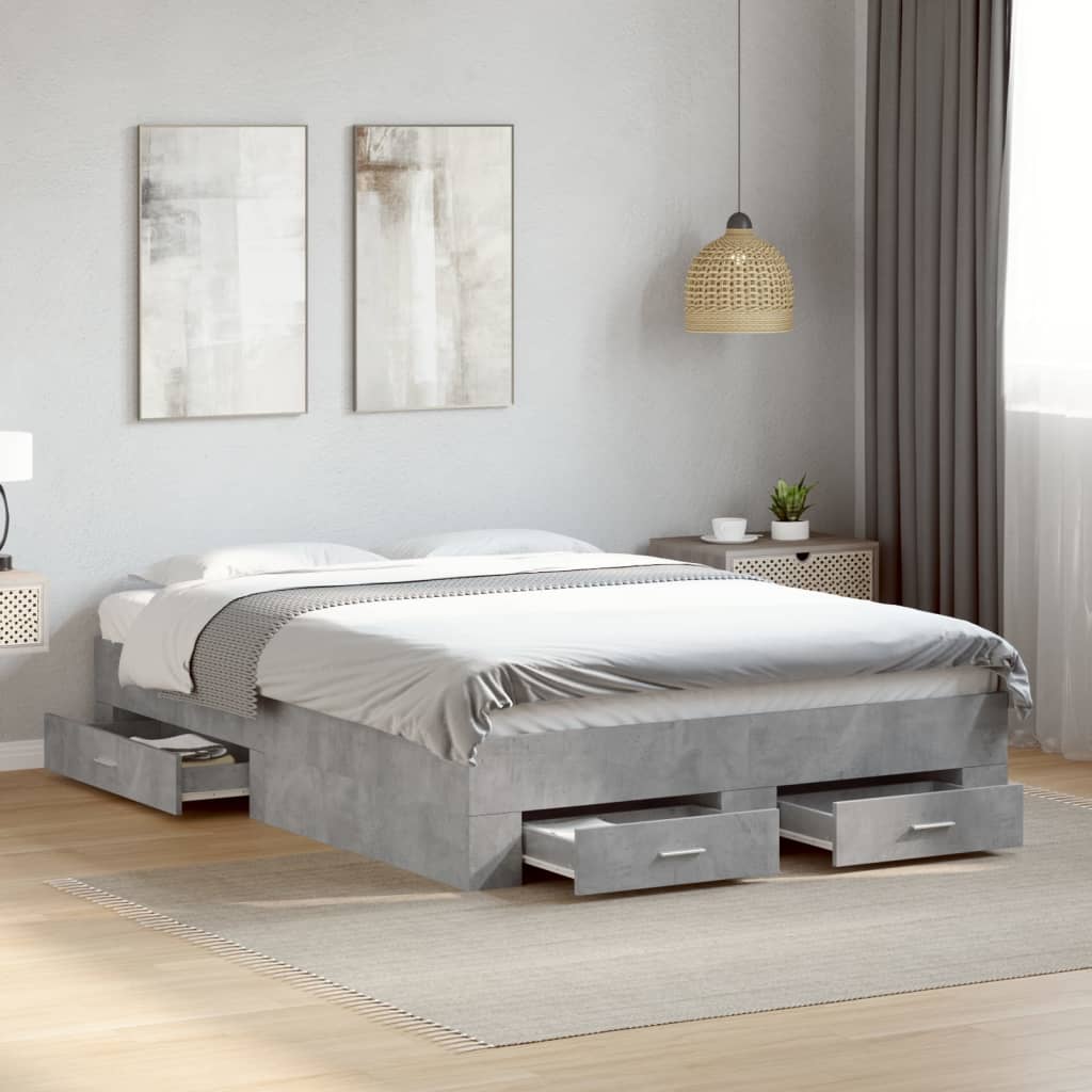 Bed Frame With Drawers Without Mattress