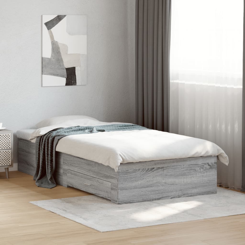 Bed Frame With Drawers Without Mattress