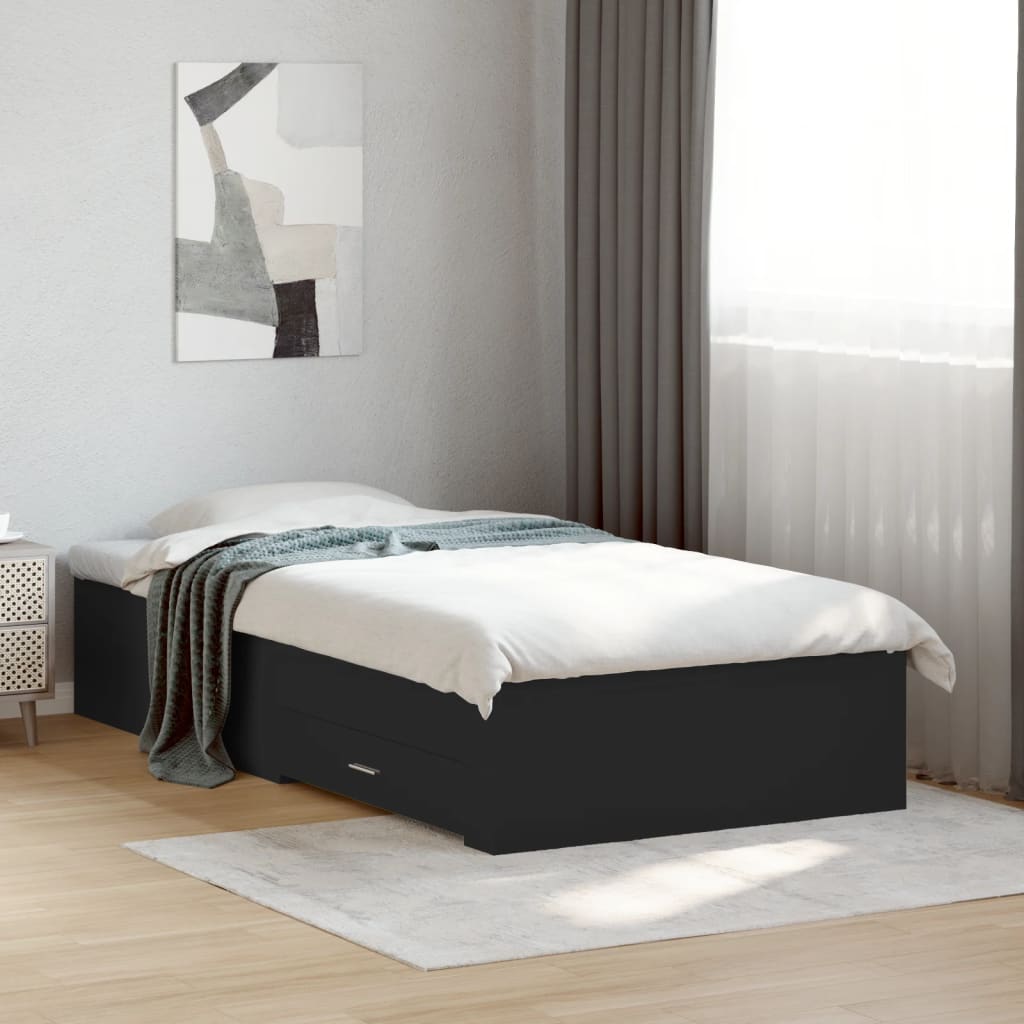 Bed Frame With Drawers Without Mattress