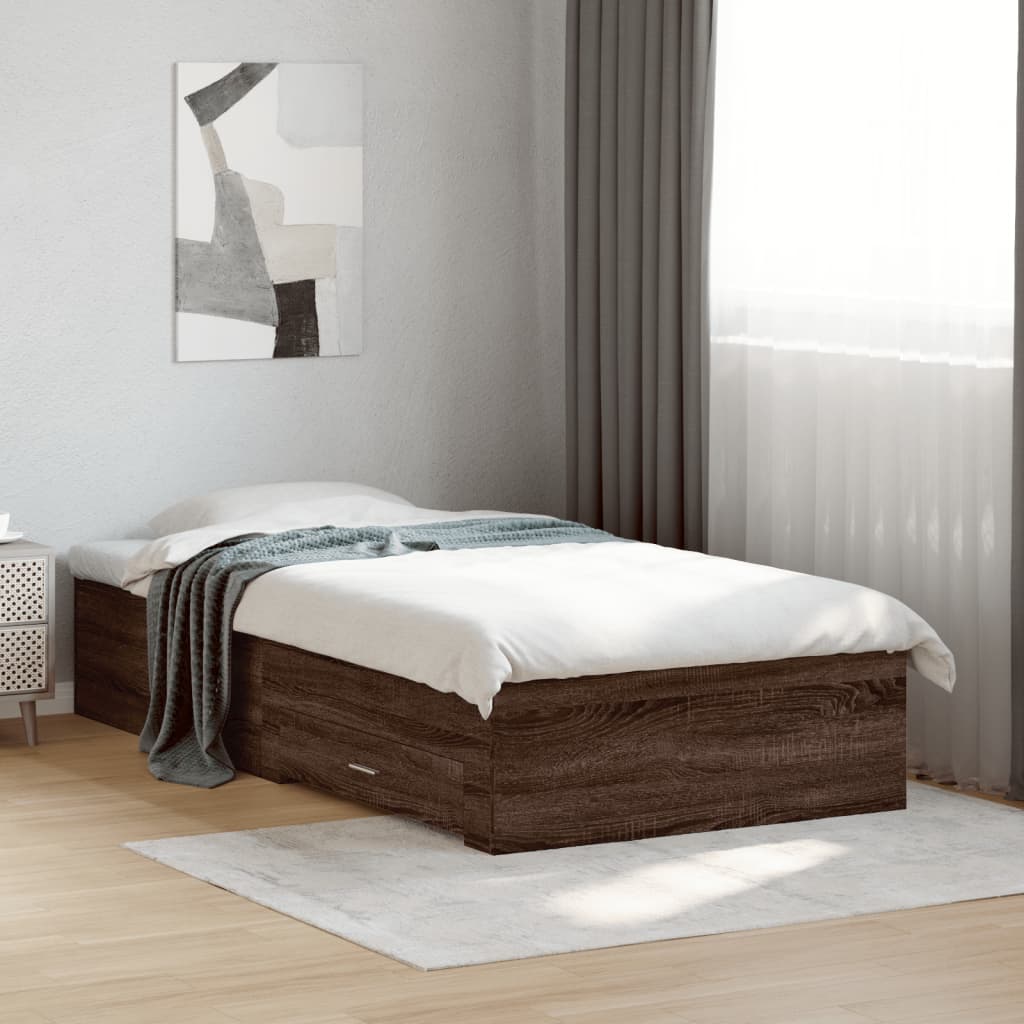 Bed Frame With Drawers Without Mattress