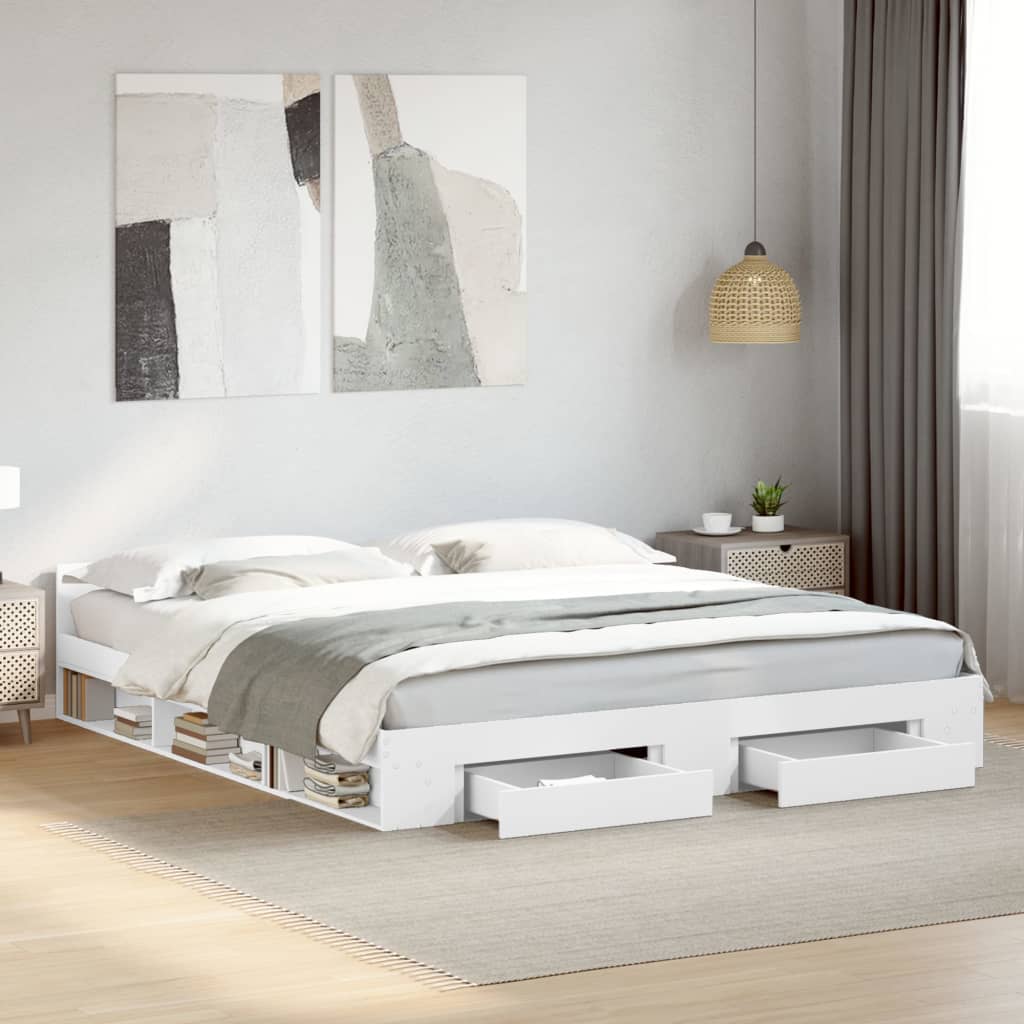 Bed Frame With Drawers Without Mattress