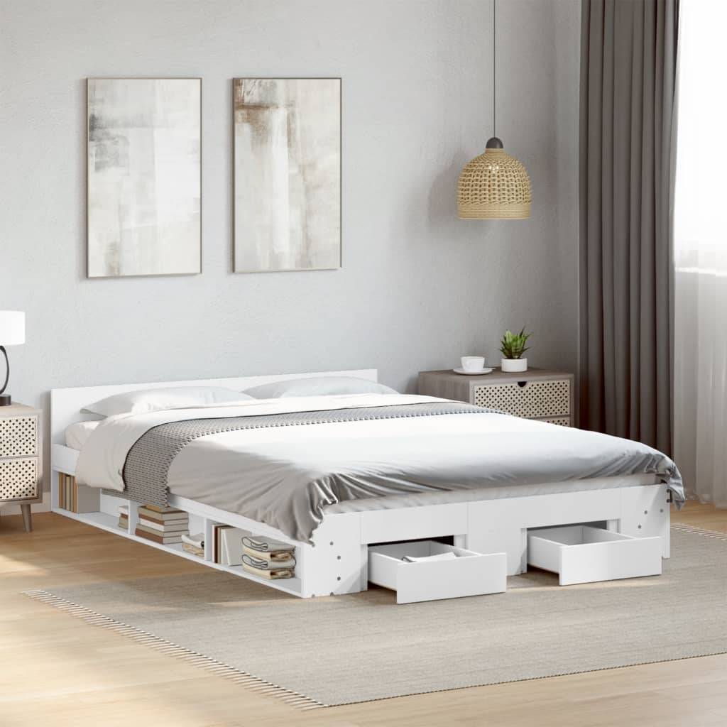 Bed Frame With Drawers Without Mattress