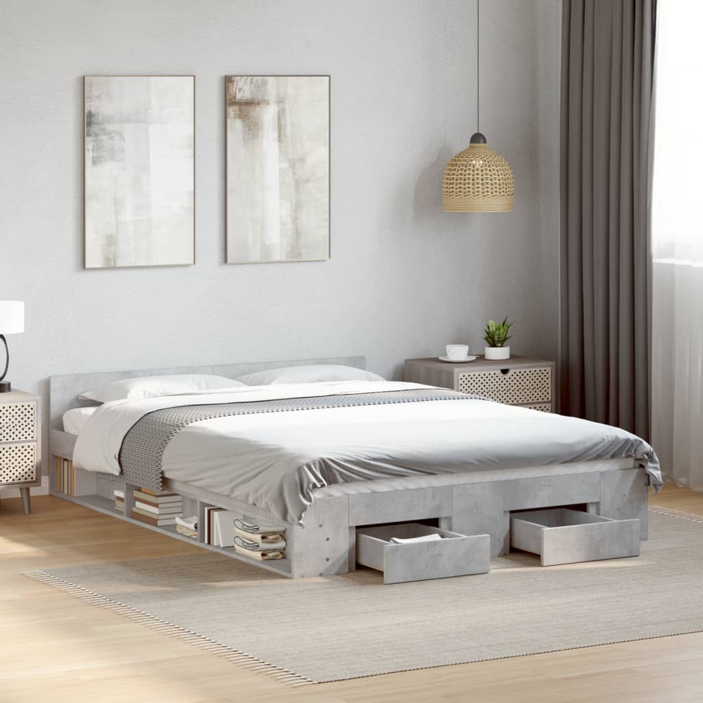 Bed Frame With Drawers Without Mattress