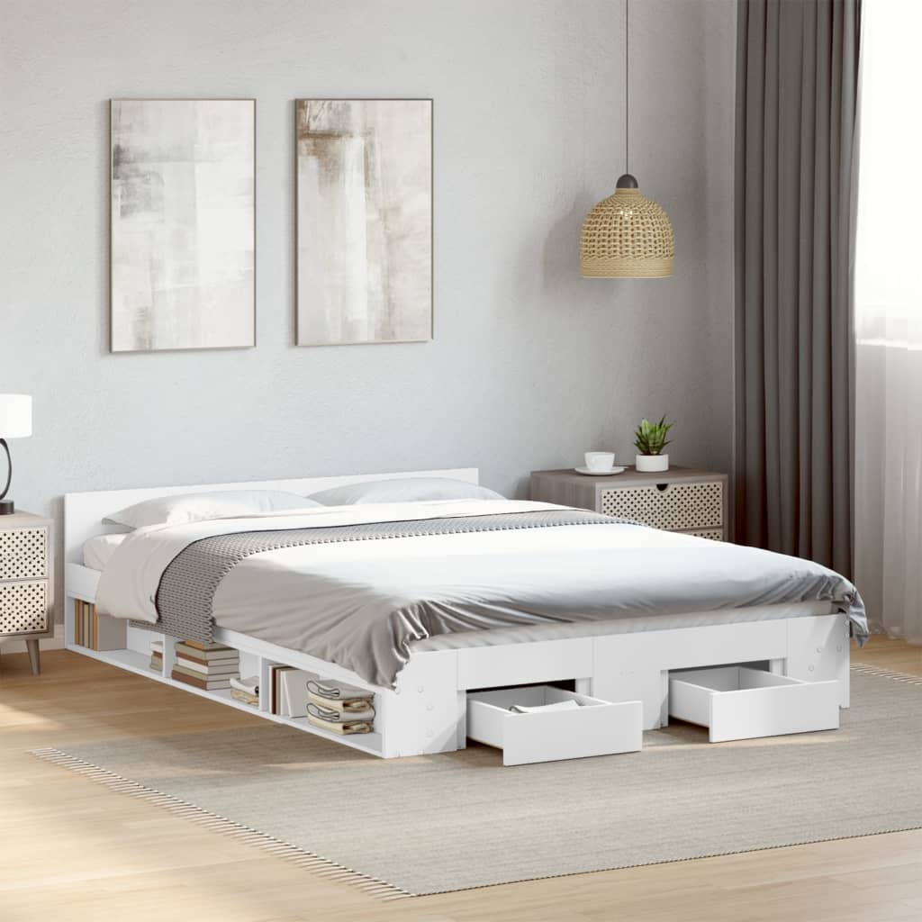 Bed Frame With Drawers Without Mattress