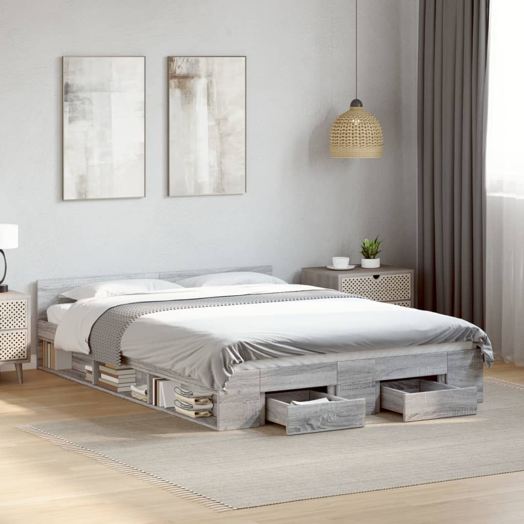 Bed Frame With Drawers Without Mattress