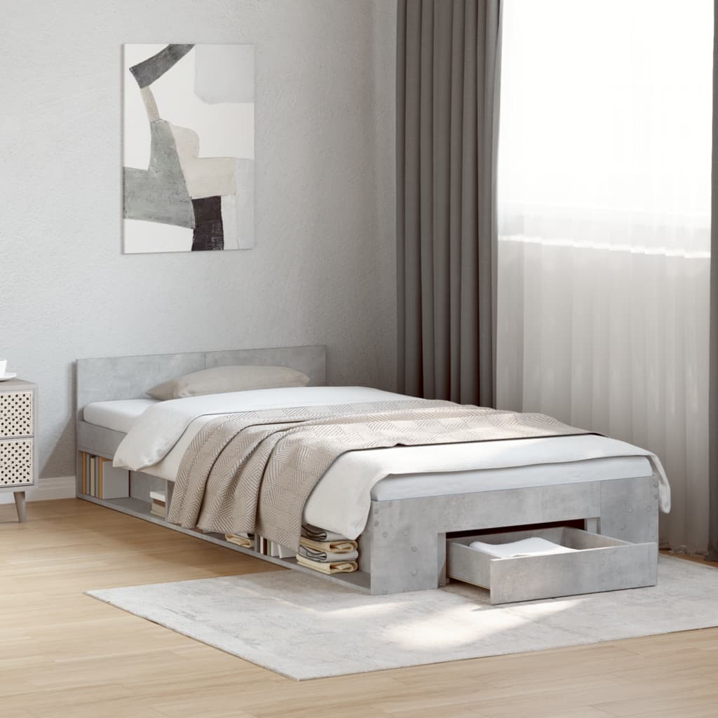Bed Frame With Drawers Without Mattress
