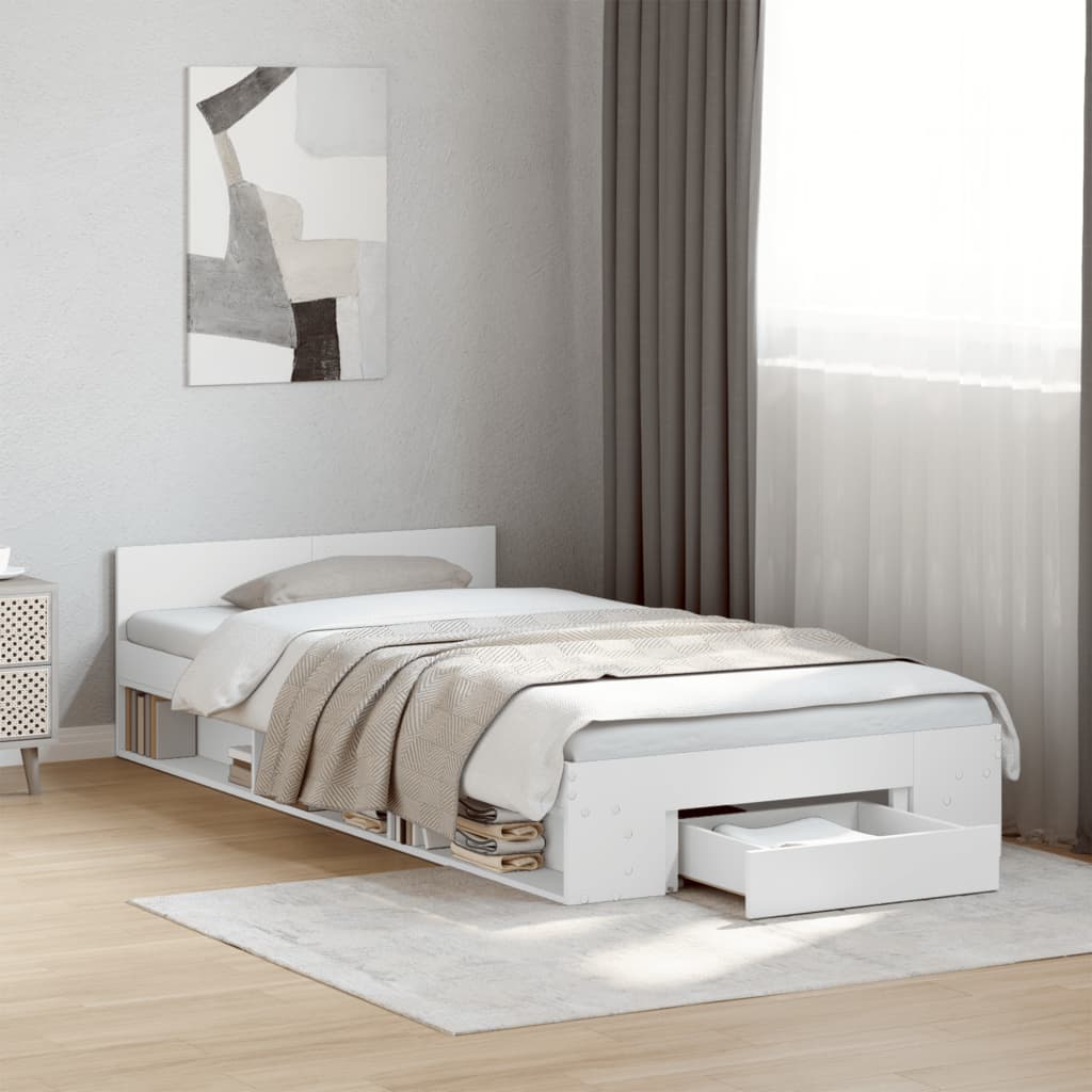 Bed Frame With Drawers Without Mattress