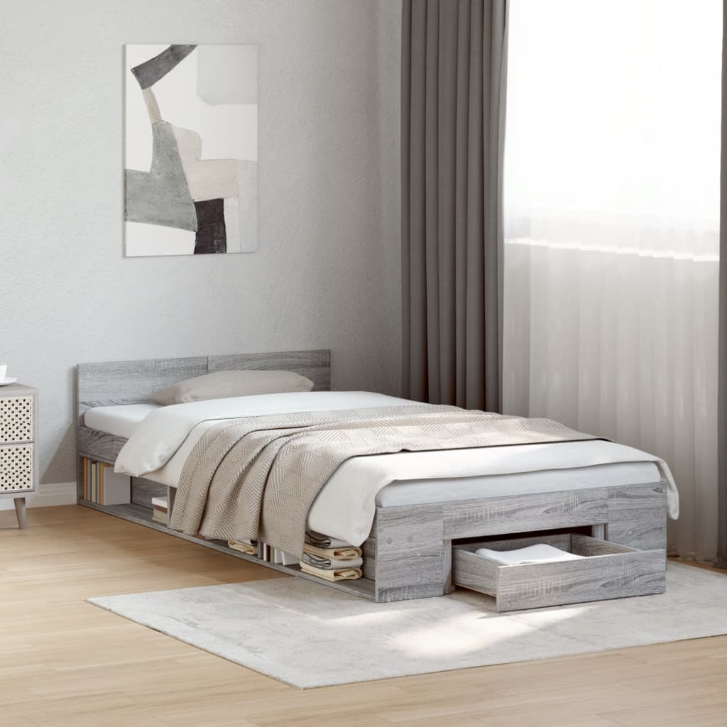 Bed Frame With Drawers Without Mattress