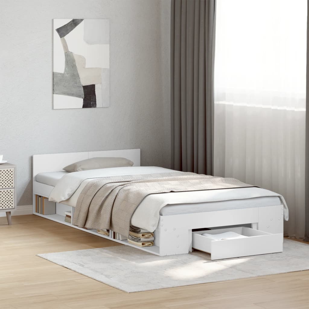 Bed Frame With Drawers Without Mattress