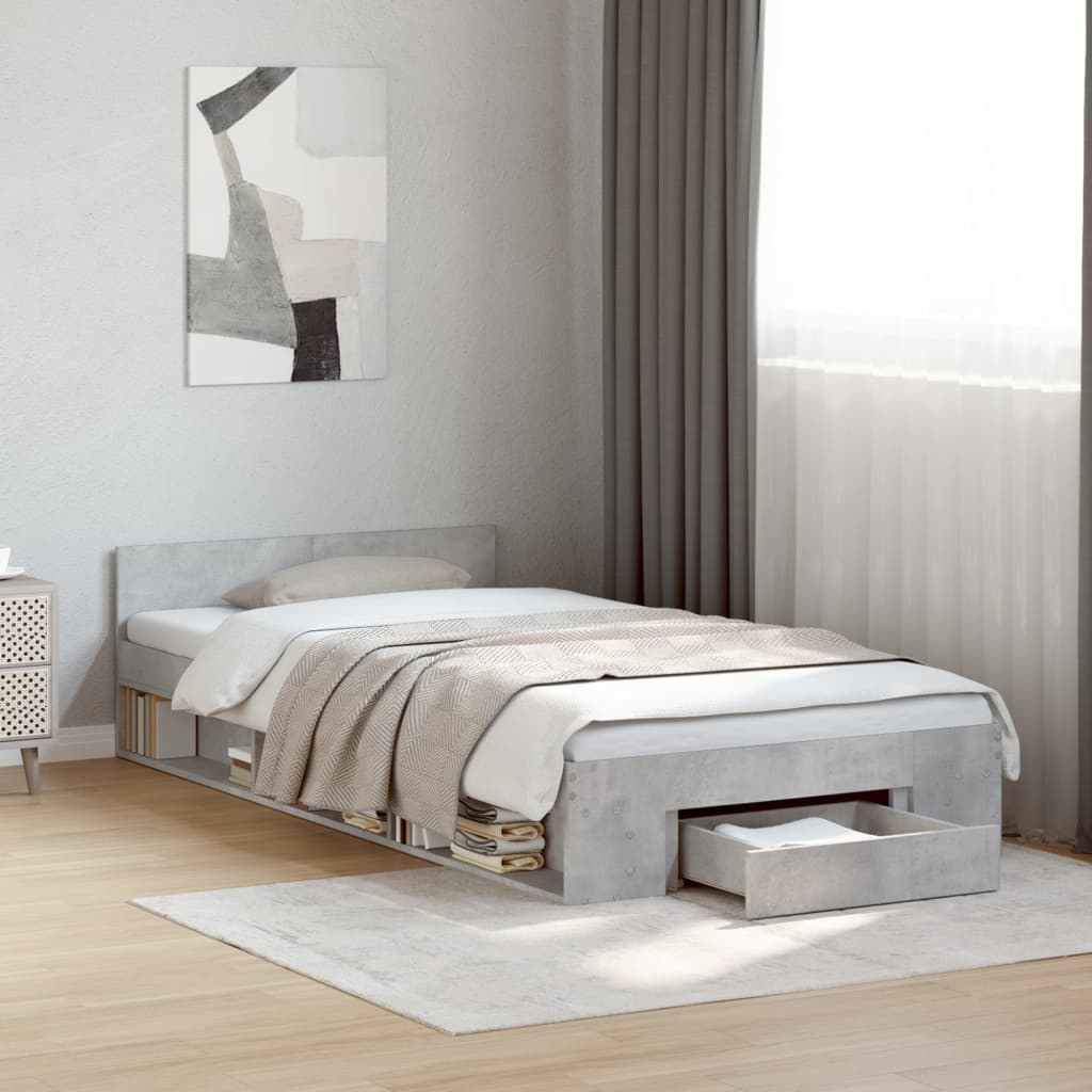 Bed Frame With Drawers Without Mattress
