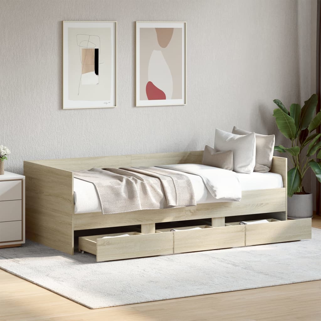 Daybed With Drawers Without Mattress Single