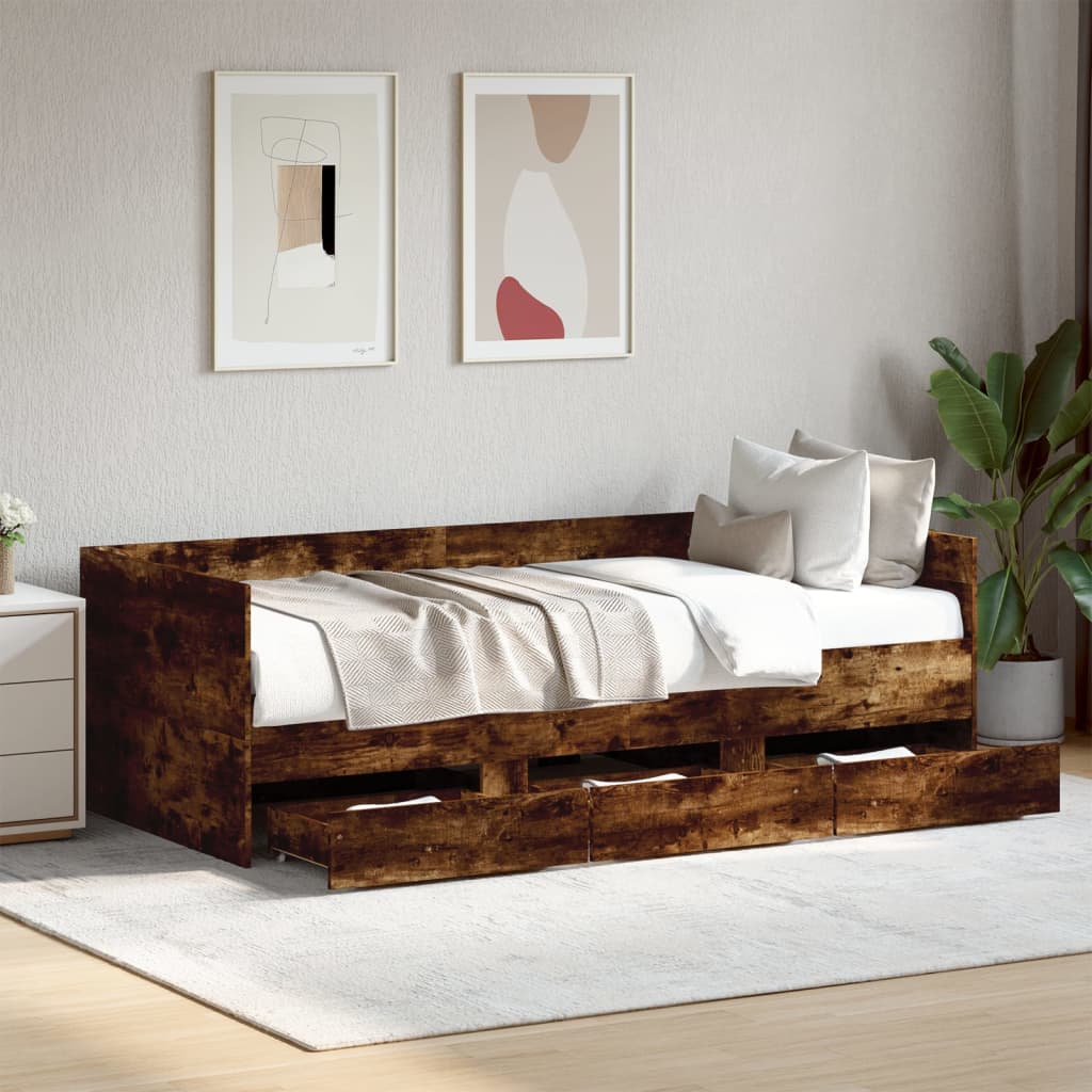 Daybed With Drawers Without Mattress Single