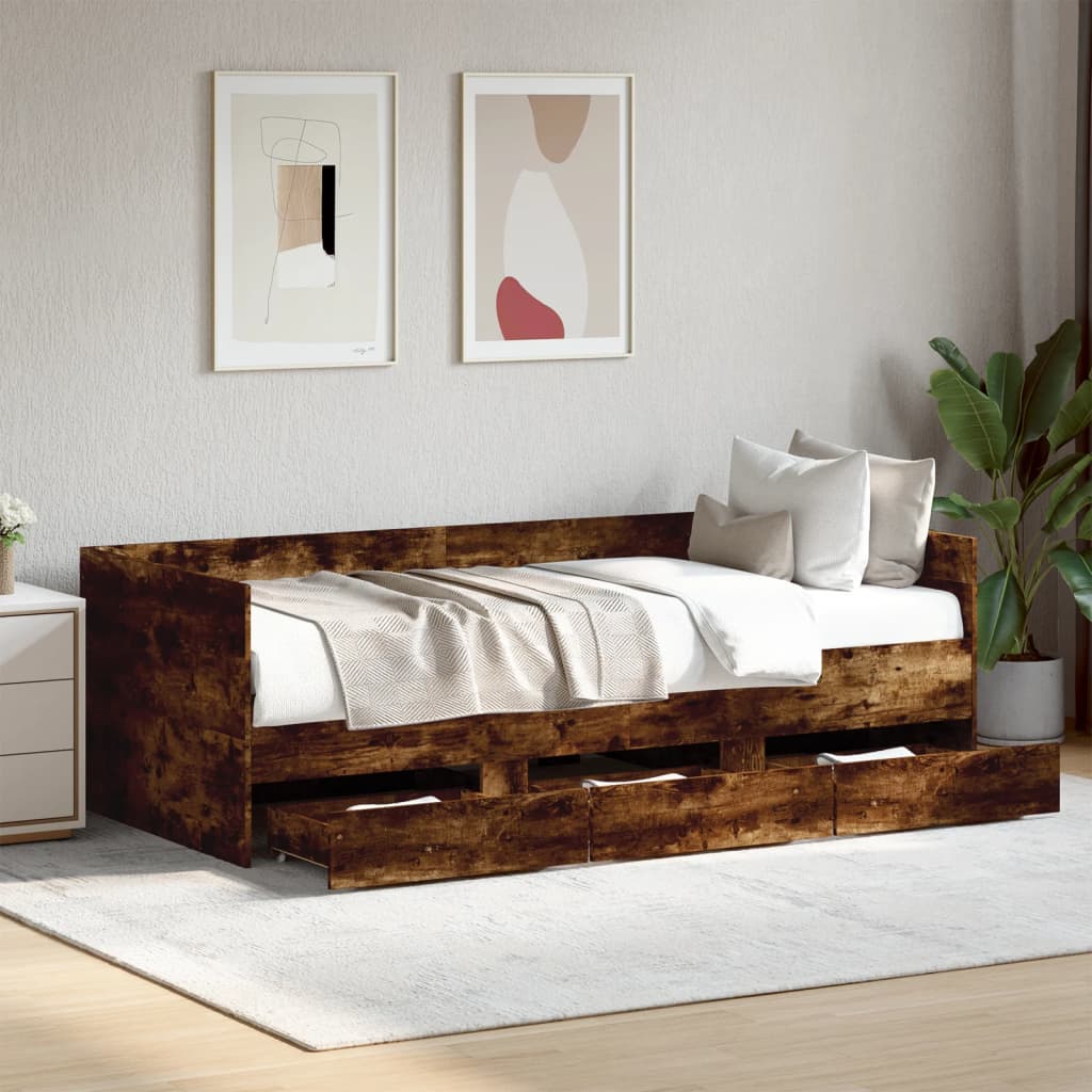 Daybed With Drawers Without Mattress Single