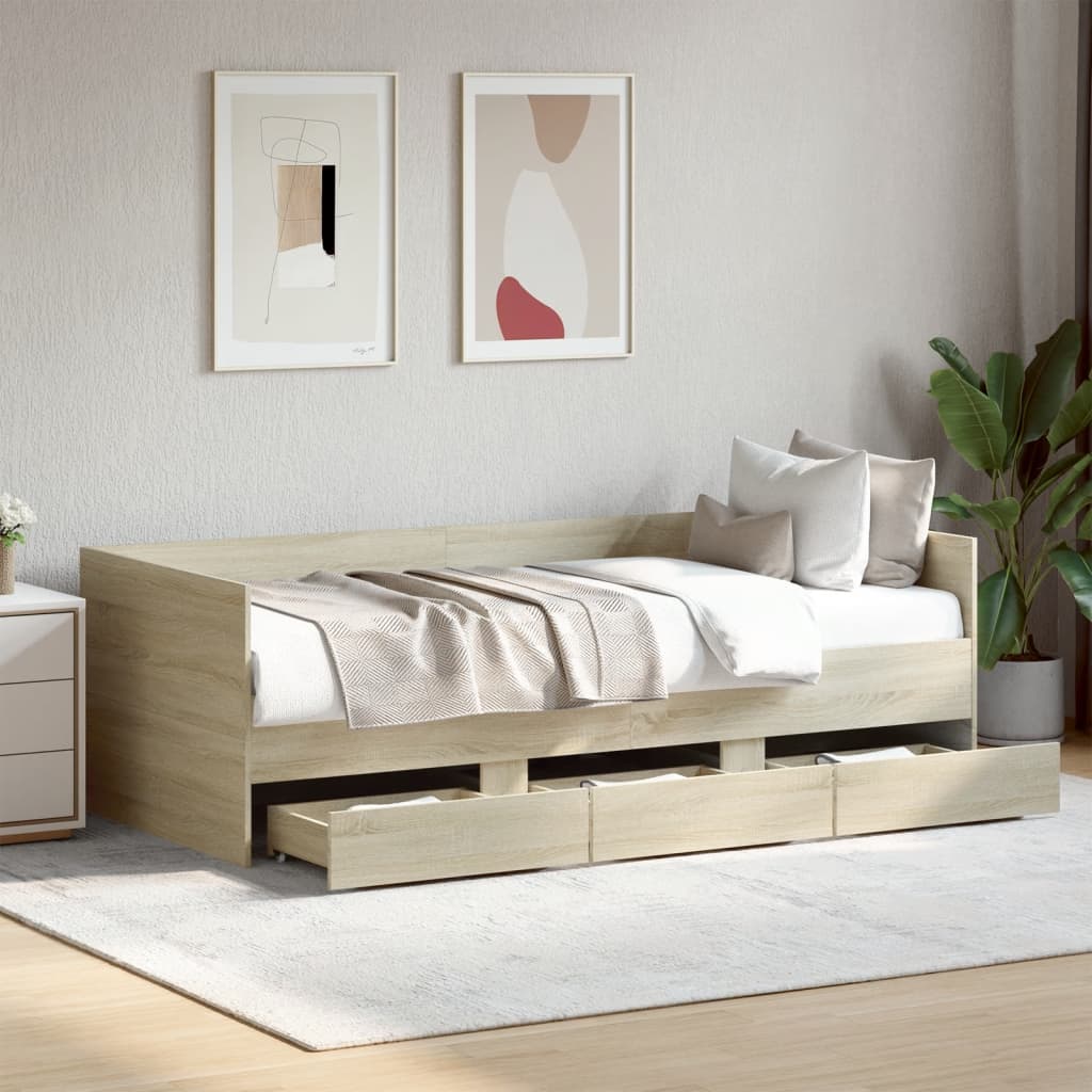 Daybed With Drawers Without Mattress Single