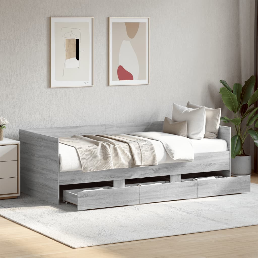 Daybed With Drawers Without Mattress Single