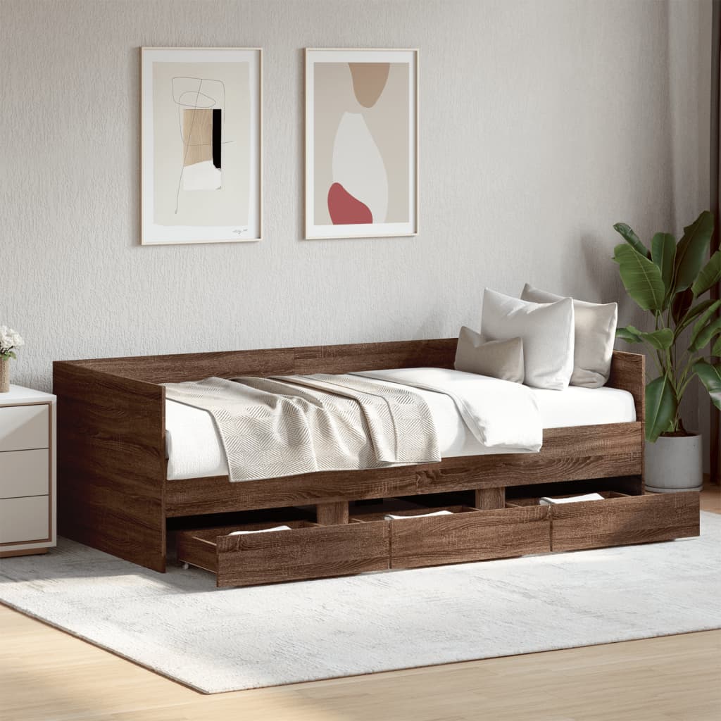 Daybed With Drawers Without Mattress Single