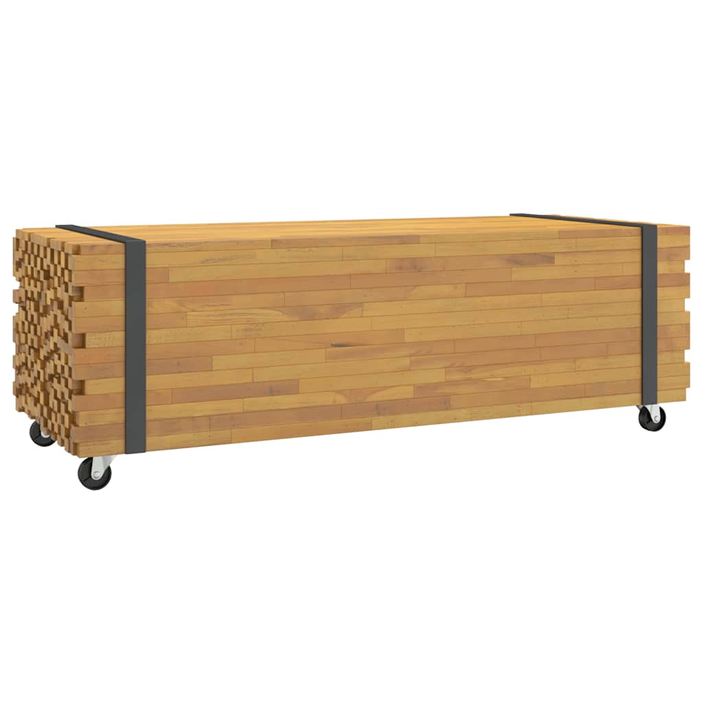 Coffee Table 110X45X35 Cm Solid Wood Teak
