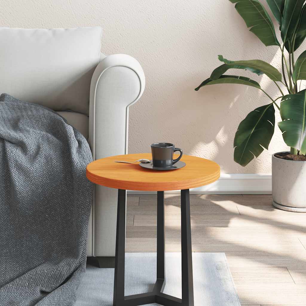 Table Top Ø30X2.5 Cm Solid Wood Pine