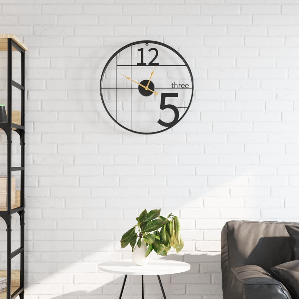 Wall Clock Ø50 Cm Iron
