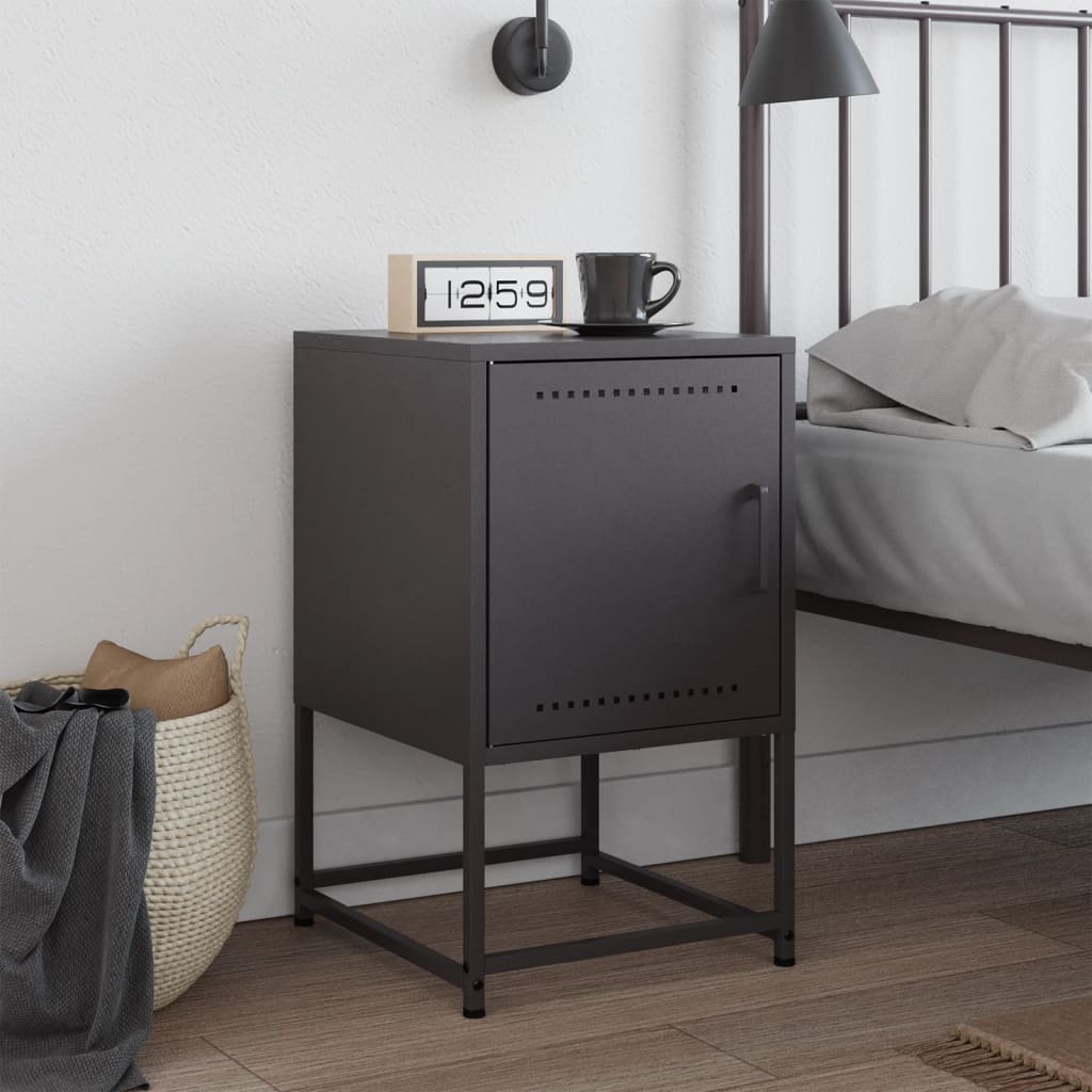 Bedside Cabinet 36X39X60.5 Cm Steel