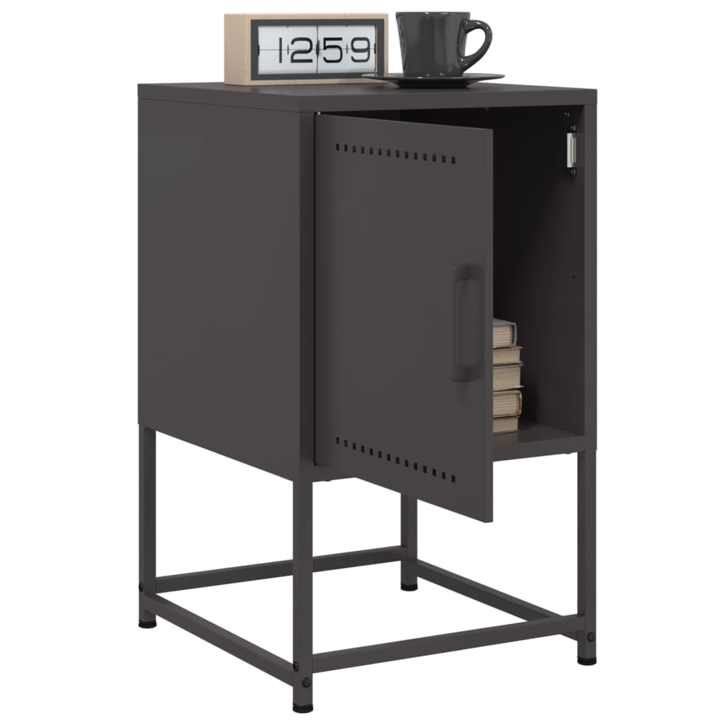 Bedside Cabinet 36X39X60.5 Cm Steel