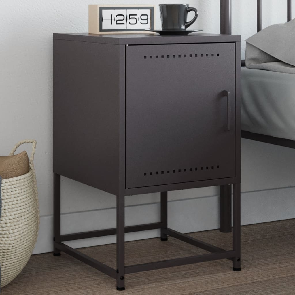 Bedside Cabinet 36X39X60.5 Cm Steel