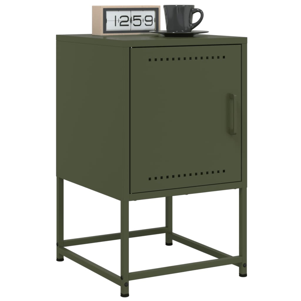 Bedside Cabinet 36X39X60.5 Cm Steel