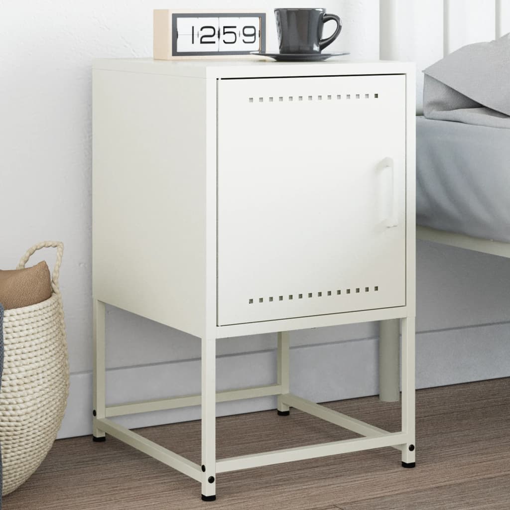 Bedside Cabinet 36X39X60.5 Cm Steel