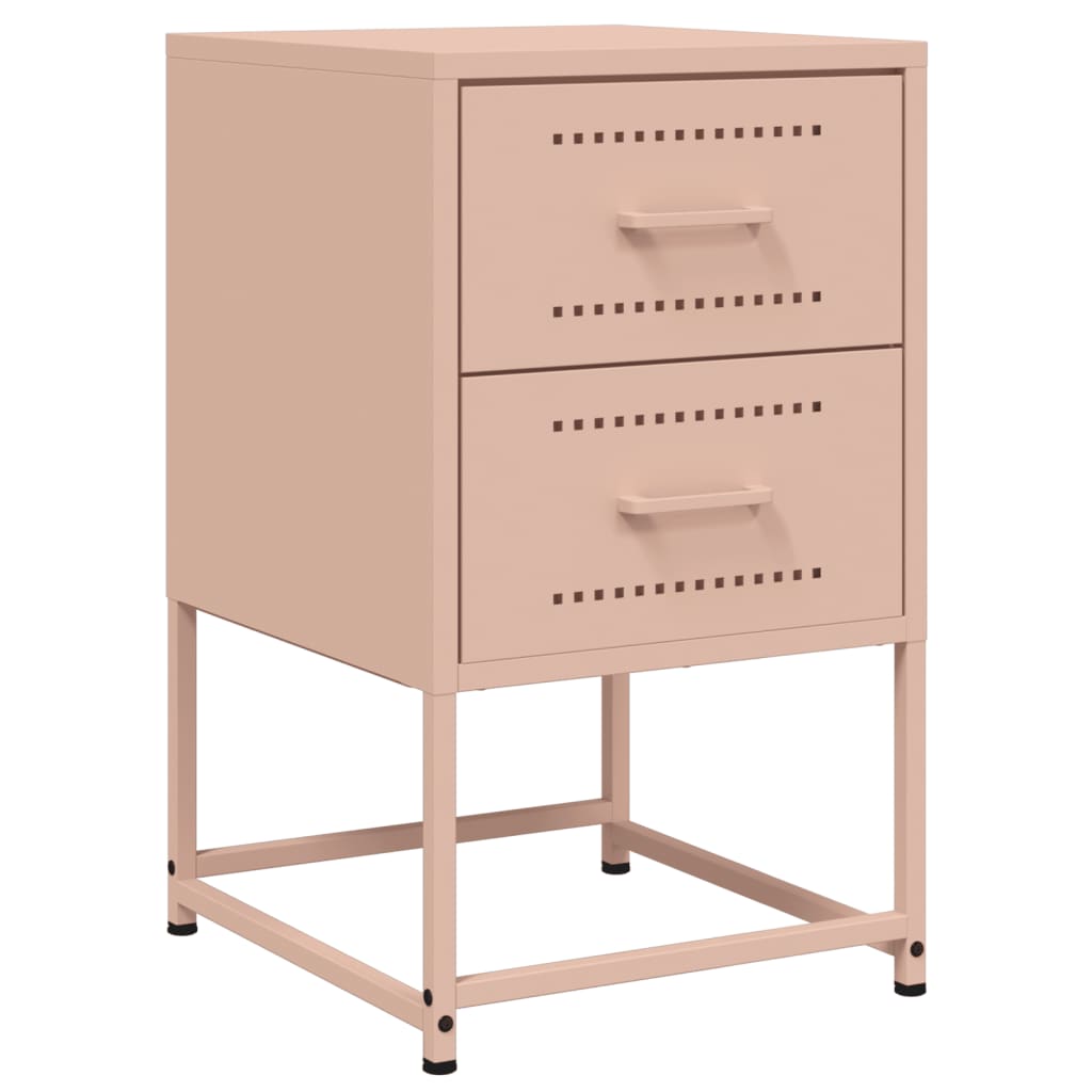 Bedside Cabinets 2 Pcs 36X39X60.5 Cm Steel