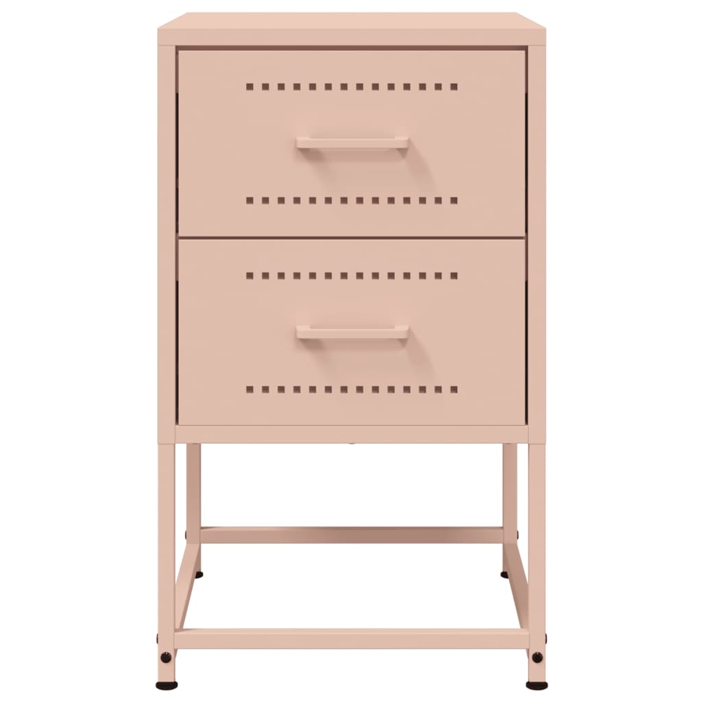 Bedside Cabinets 2 Pcs 36X39X60.5 Cm Steel