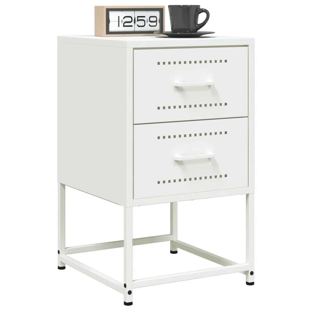 Bedside Cabinets 2 Pcs 36X39X60.5 Cm Steel