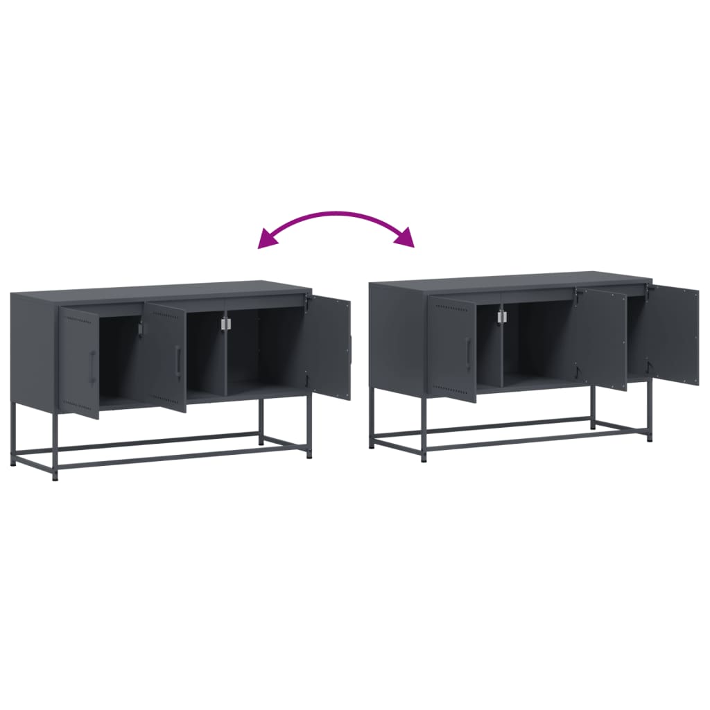 Tv Cabinet 100.5X39X60.5 Cm Steel