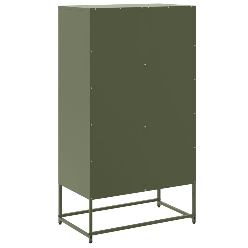 Sideboard Olive 68.5X38.5X123.5 Cm Steel