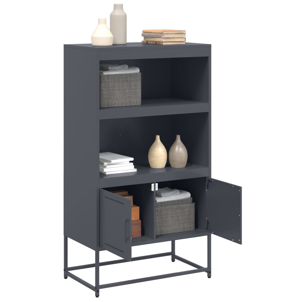 Highboard 68.5X38.5X123.5 Cm Steel