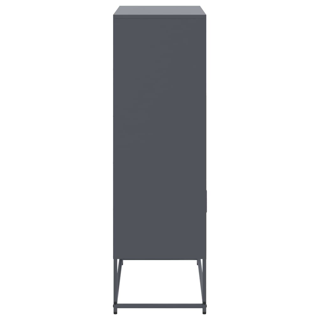 Highboard 68.5X38.5X123.5 Cm Steel
