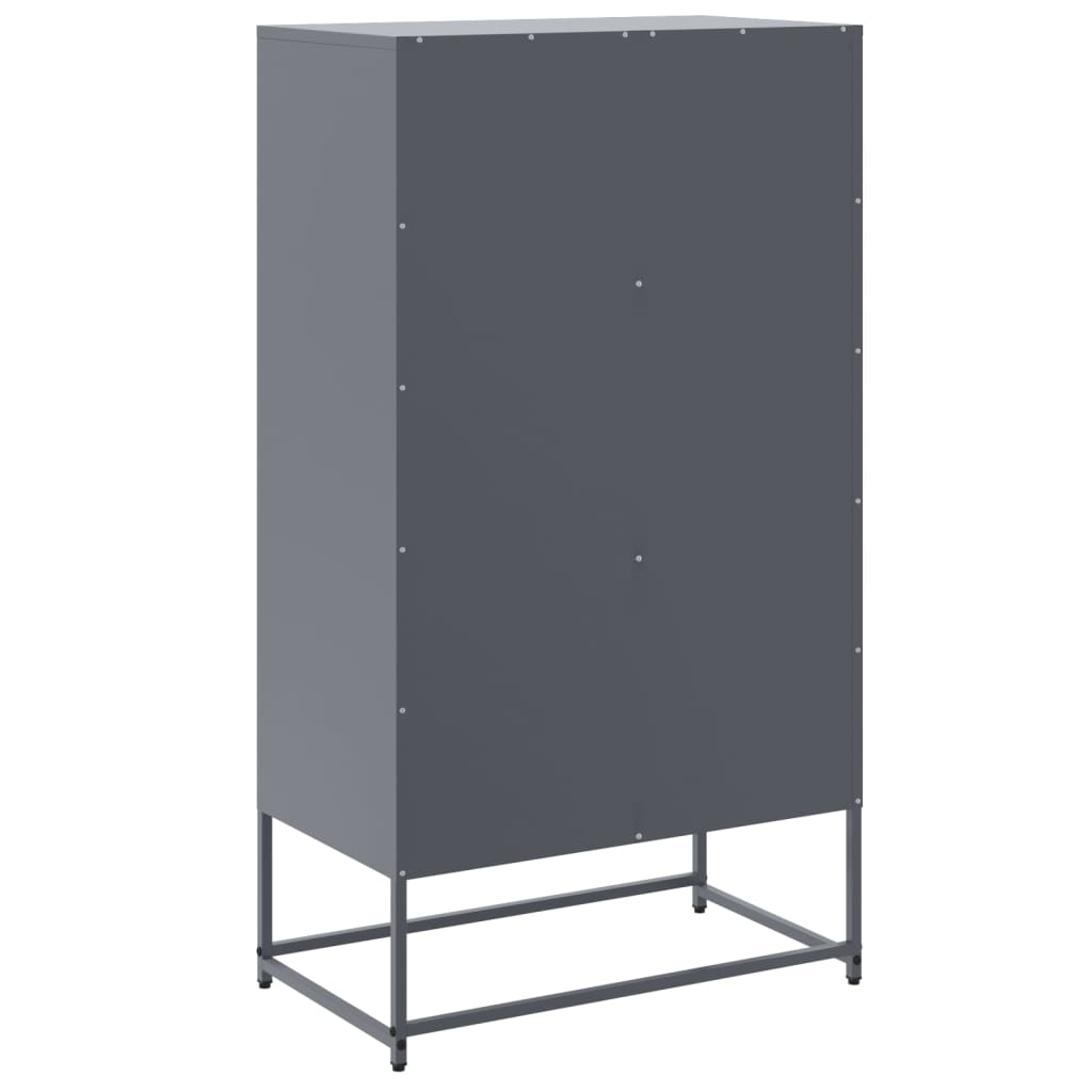 Highboard 68.5X38.5X123.5 Cm Steel