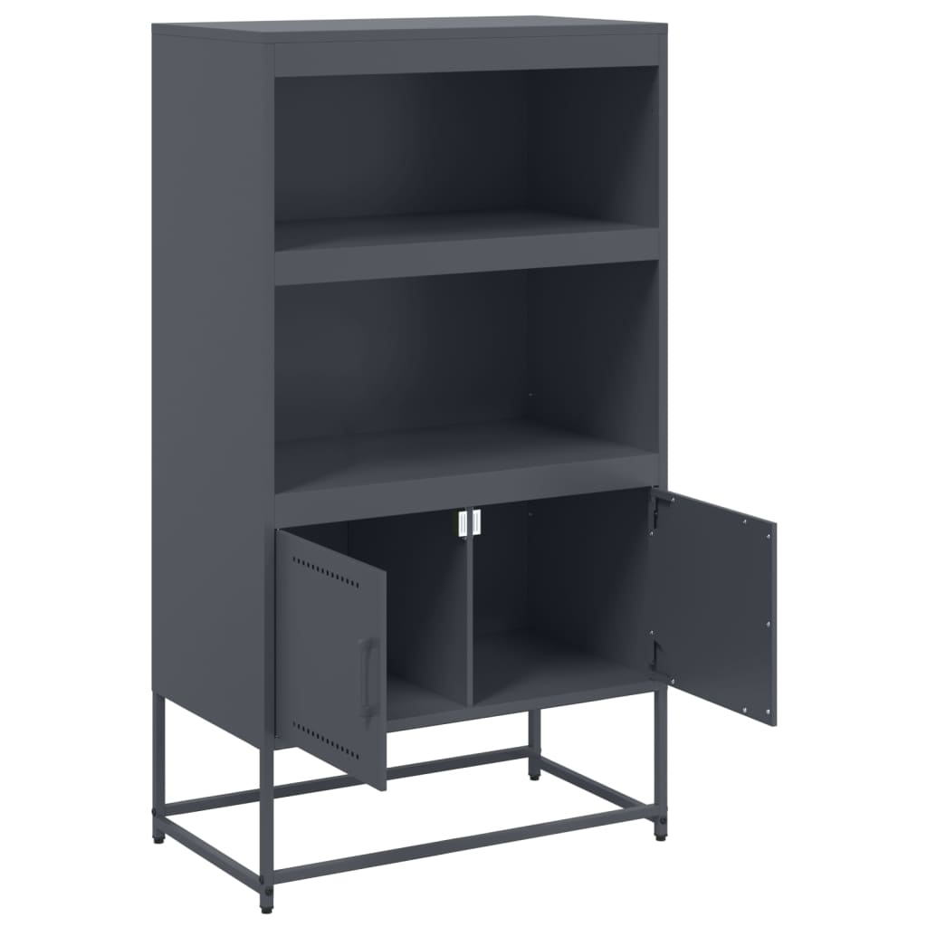 Highboard 68.5X38.5X123.5 Cm Steel