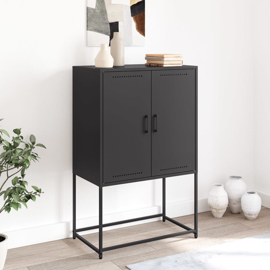 Highboard 68.5X38.5X107 Cm Steel