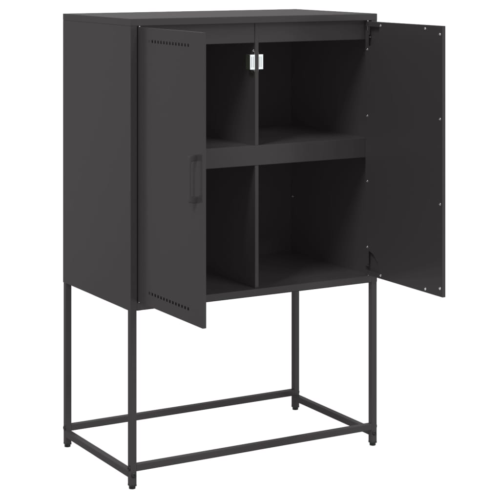 Highboard 68.5X38.5X107 Cm Steel