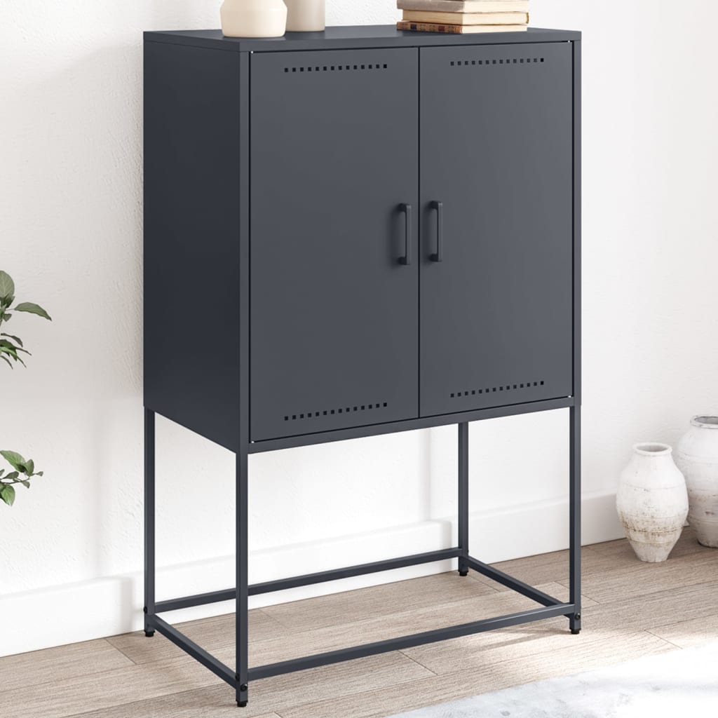Highboard 68.5X38.5X107 Cm Steel