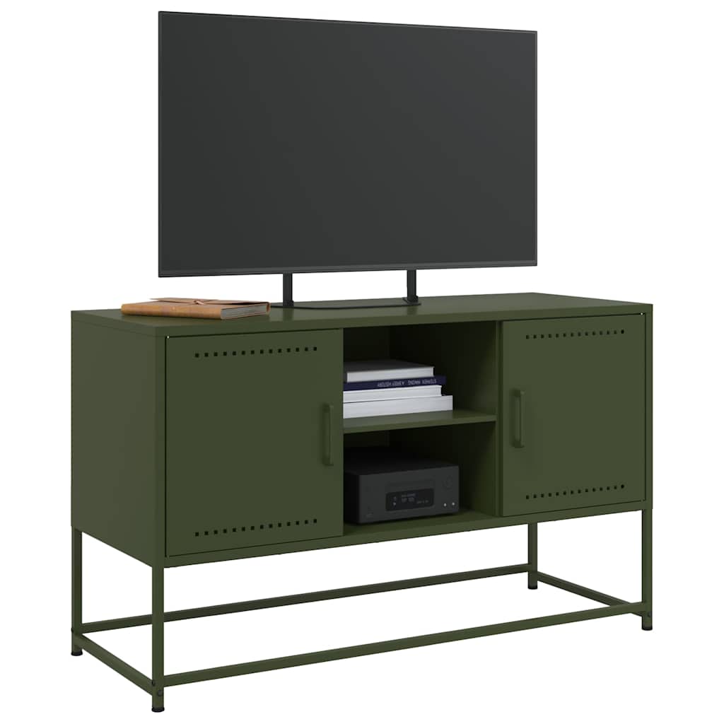 Tv Cabinet Olive 100.5X39X60.5 Cm Steel