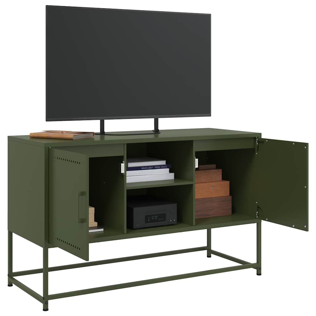 Tv Cabinet Olive 100.5X39X60.5 Cm Steel