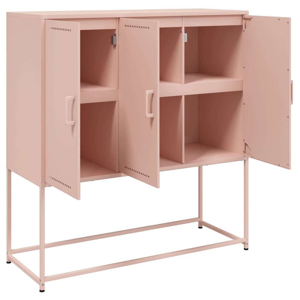 Highboard 100.5X39X107 Cm Steel