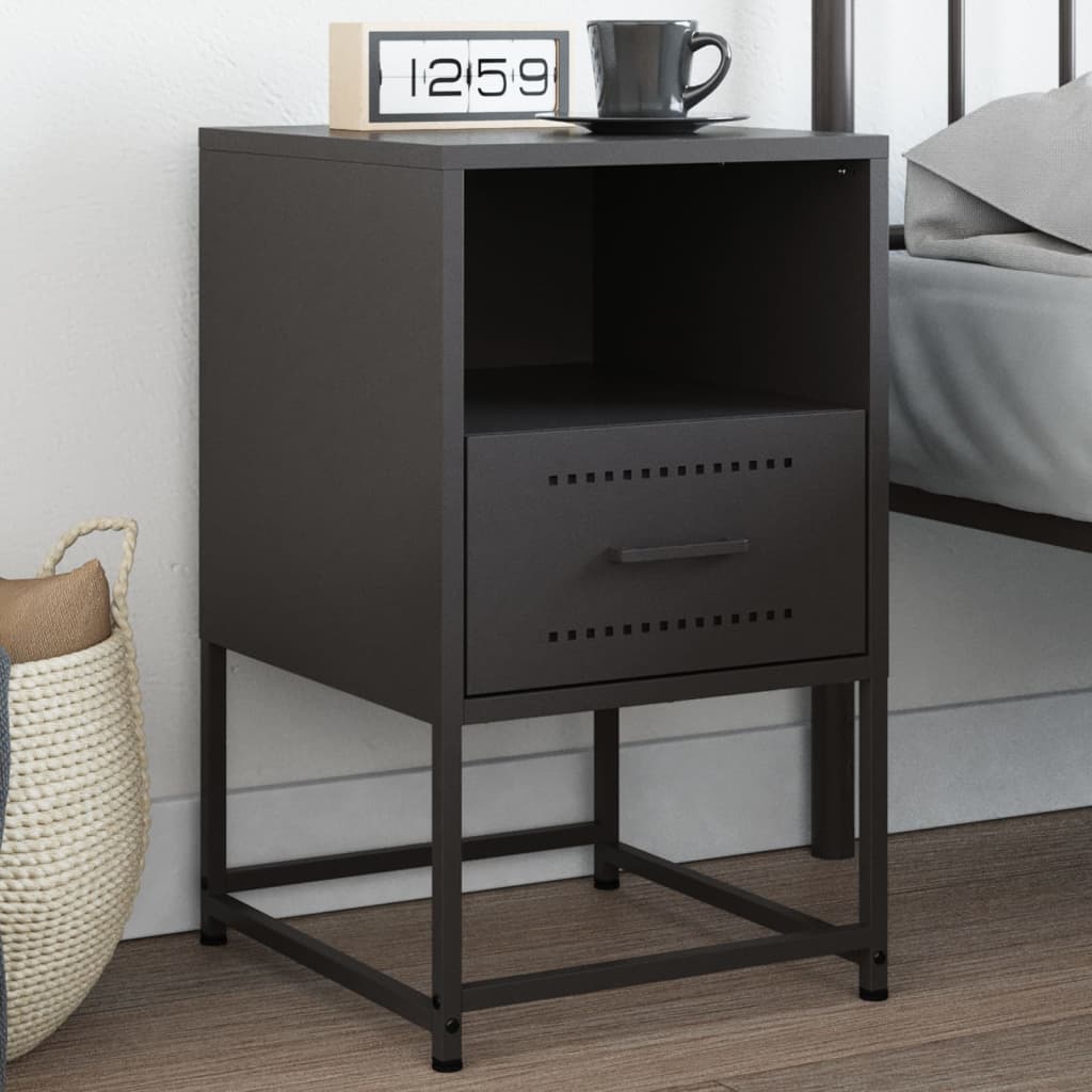 Bedside Cabinets 2 Pcs 36X39X60.5 Cm Steel
