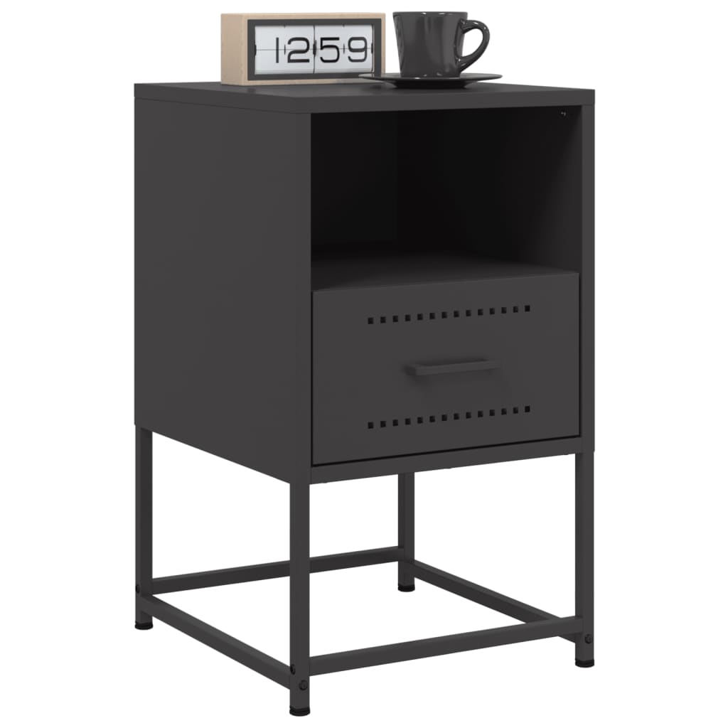 Bedside Cabinets 2 Pcs 36X39X60.5 Cm Steel