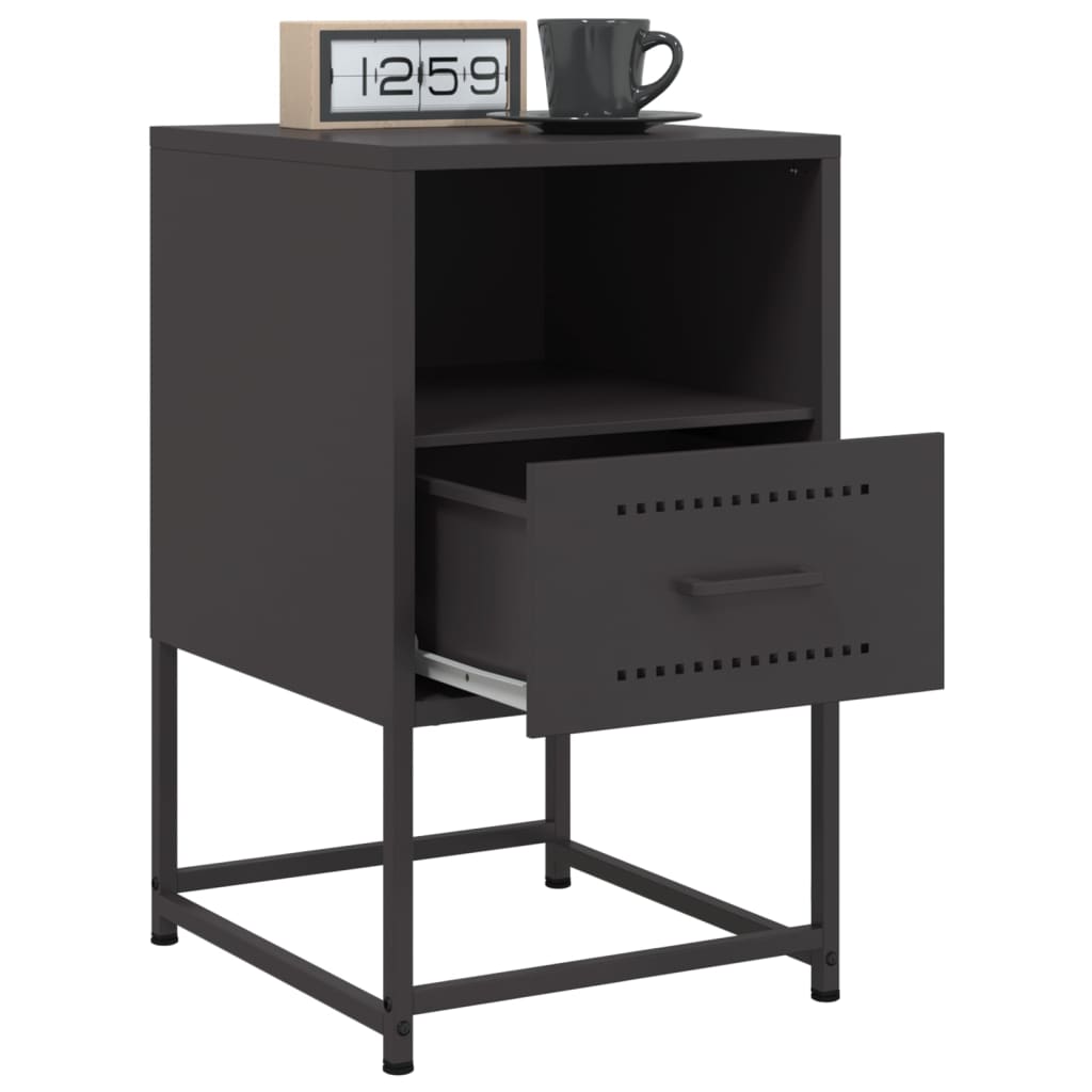 Bedside Cabinets 2 Pcs 36X39X60.5 Cm Steel
