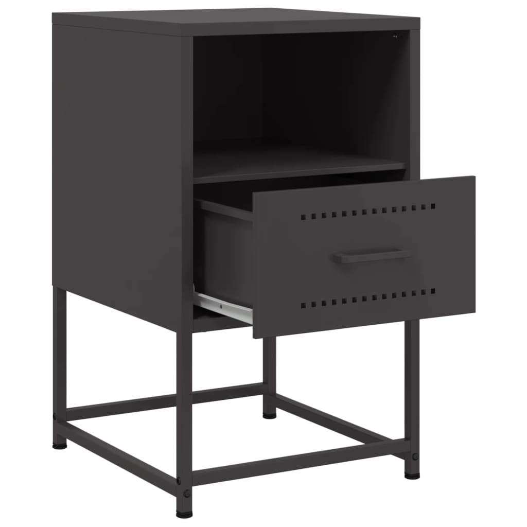 Bedside Cabinets 2 Pcs 36X39X60.5 Cm Steel